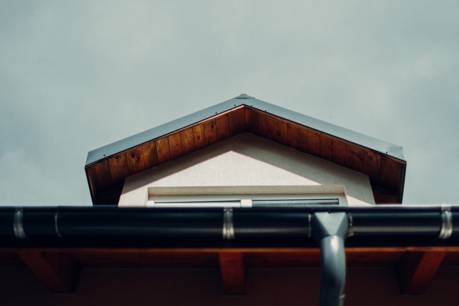 A house and its guttering system